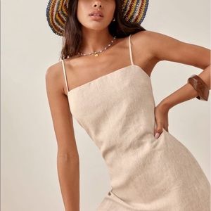 Reformation Camden Linen Romper